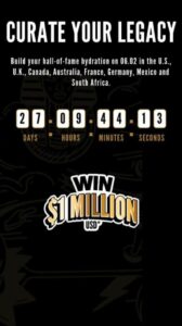 A screenshot of a countdown to the Prime Collector Series $1M challenge.