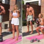 'Love Island' Couple Millie Court And Liam Reardon's Workout Sesh!