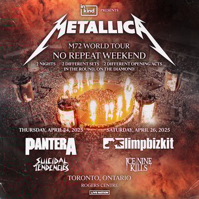 METALLICA Shares Pro-Shot Video Of 'Holier Than Thou' Performance From Toronto Concert During 2025 'M72' Tour