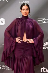 Maria Gabriela de Faria at the 2025 Platino Awards in Madrid