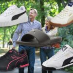 Couple Walking Through The Park Surrounded By Puma Sneakers On Sale On Amazon