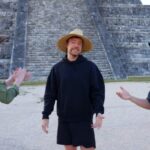 MrBest in front of Mayan pyramid