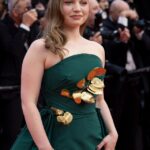 Mia Threapleton at the Cannes Film Festival.