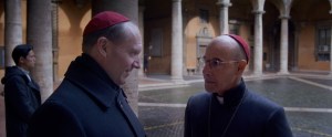 Ralph Fiennes and Stanley Tucci in 'Conclave'