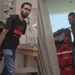 Pregnant wife defends husband after he goes viral wheeling Xbox & TV into labor ward