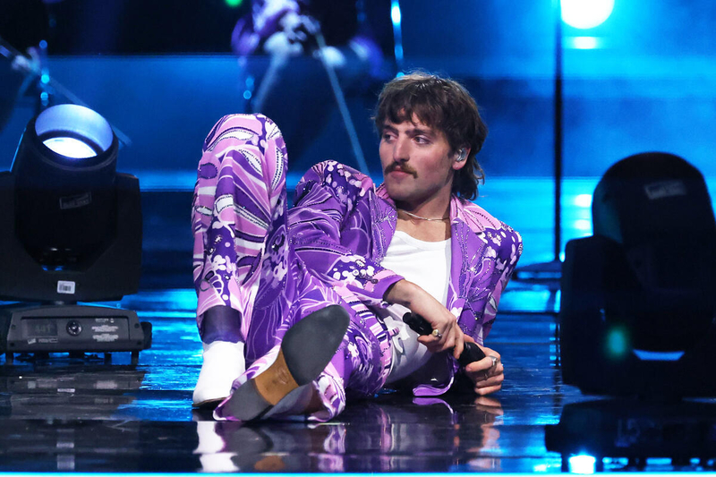 Benson Boone at the 2025 American Music Awards