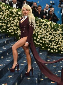 Sabrina Carpenter at the Met Gala 2025.