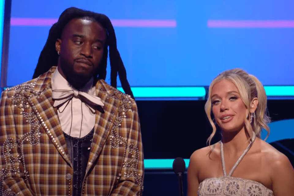 Shaboozy and Megan Maroney at the AMAs.