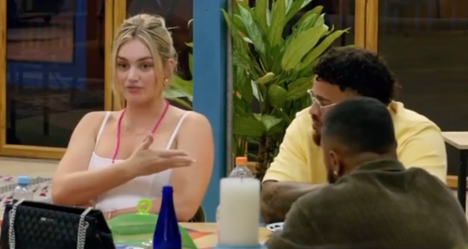 Screenshot of Cory Wharton and Taylor Selfridge arguing.