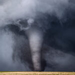 tornado clouds on the horizon