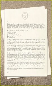 taylor letter