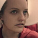 Image may contain: Elisabeth Moss, Face, Human, Person, Head, Clothing, and Apparel