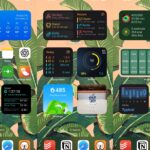 Three screenshots of an iOS homescreen.