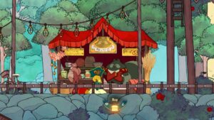 A screenshot from the video game Spiritfarer.