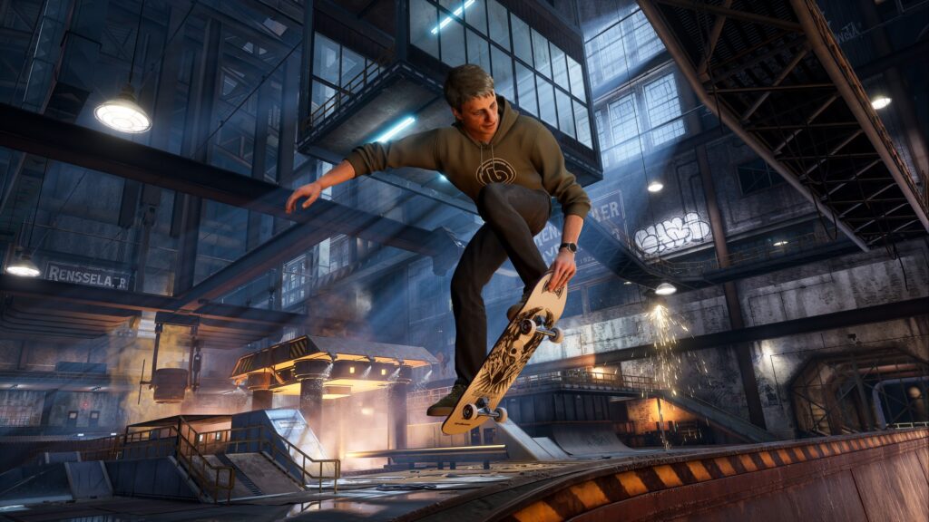 A screenshot from Tony Hawk’s Pro Skater 3 + 4.