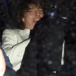 Tom Cruise leaving a restaurant in London.