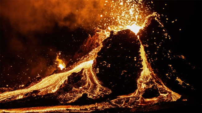 volcano-lava
