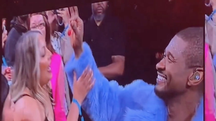 Usher Tries to Feed Cherries to Woman Who Is Allergic