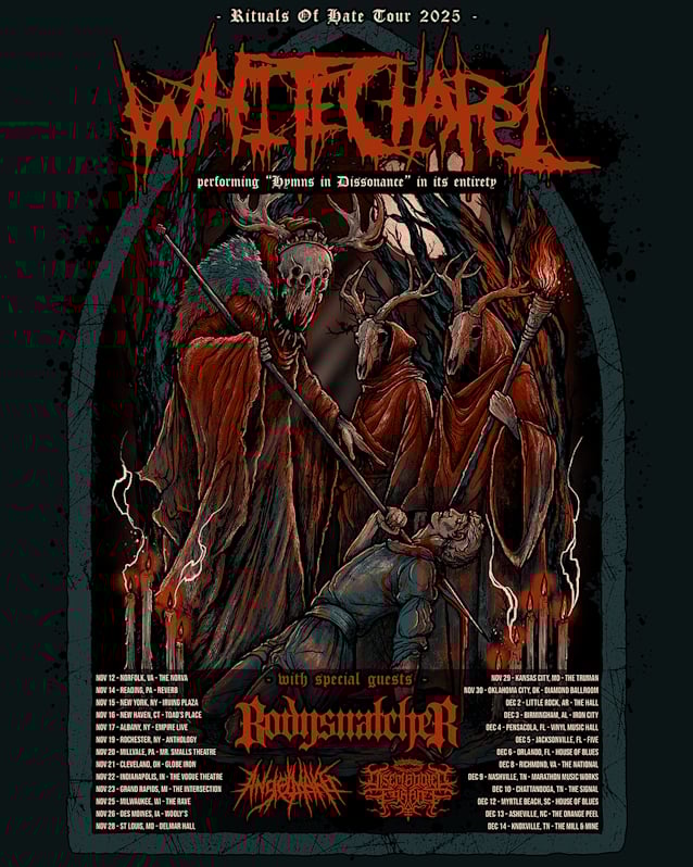 WHITECHAPEL To Perform Entire 'Hymns In Dissonance' Album On Fall 2025 U.S. Tour