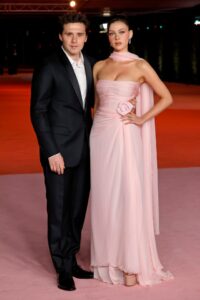 Brooklyn Beckham and Nicola Peltz at the Academy Museum Gala.