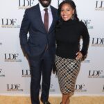 NEW YORK, NEW YORK - NOVEMBER 07: Sheinelle Jones and Uche Ojeh attend the NAACP LDF 33rd National Equal Justice Awards Dinner at Cipriani 42nd Street on November 07, 2019 in New York City. (Photo by Bennett Raglin/Getty Images for NAACP LDF)