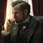Daniel Day-Lewis Wearing Lincoln Costume On Set