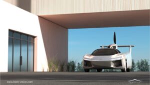 A concept image of the Klein Vision AirCar.