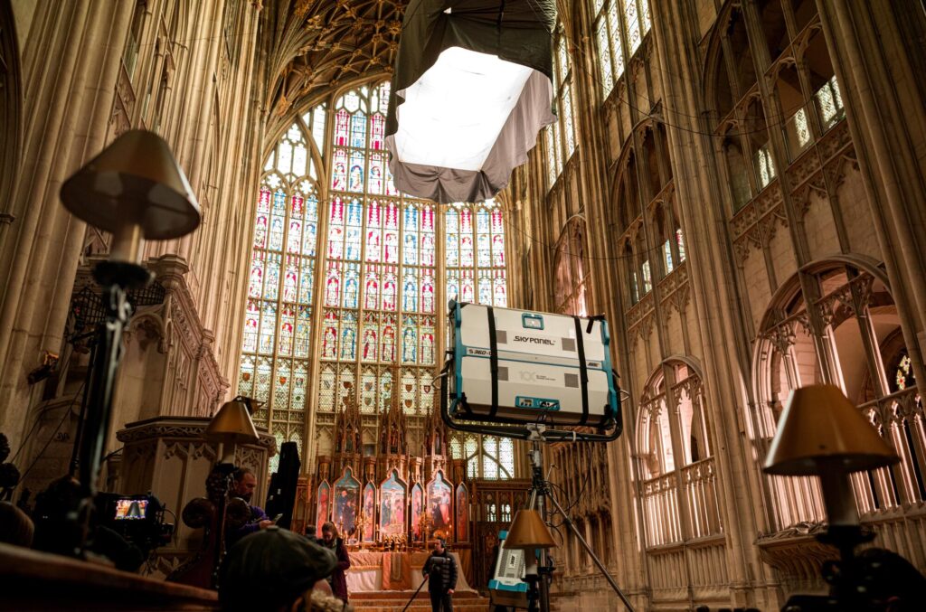 "The Mirror and the Light" was shot entirely on location in Tudor-era structures around England.