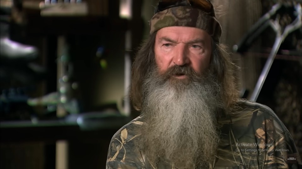 Phil Robertson of Duck Dynasty.