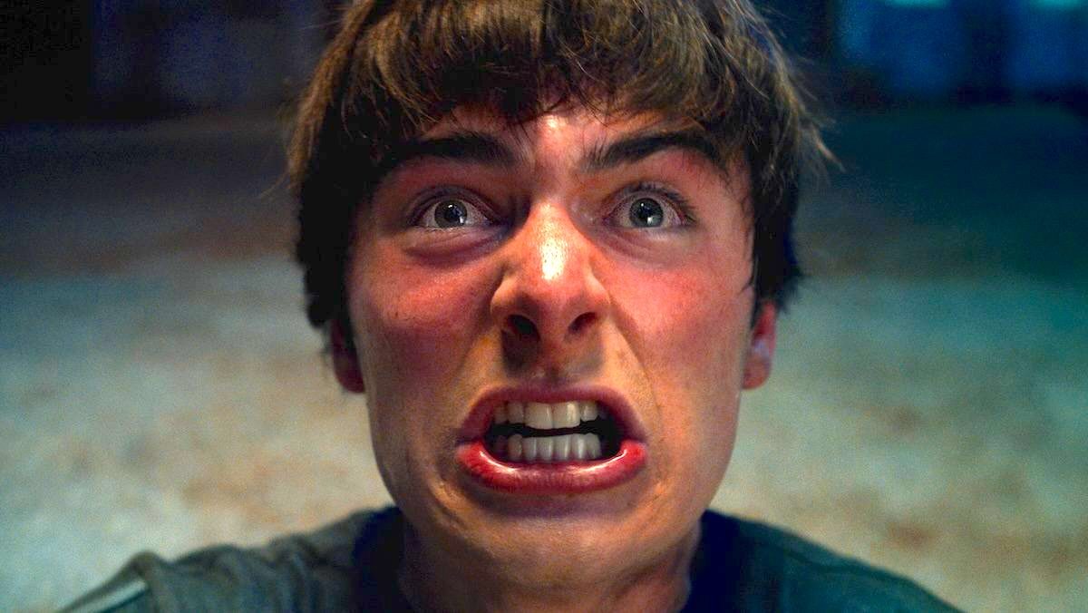 Wil screaming in fear on Stranger Things 5