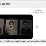 The Black Phone 2 scary text message