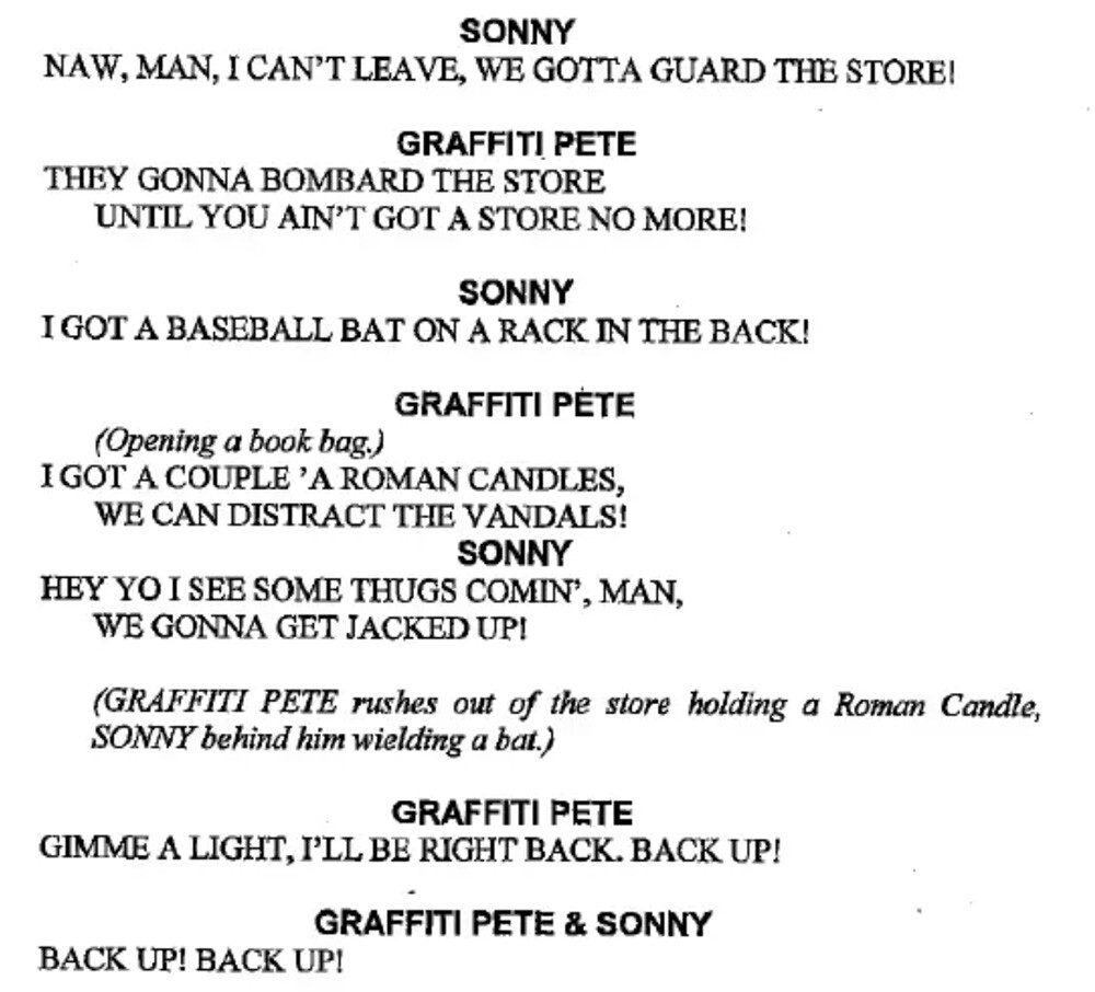 In The Heights script