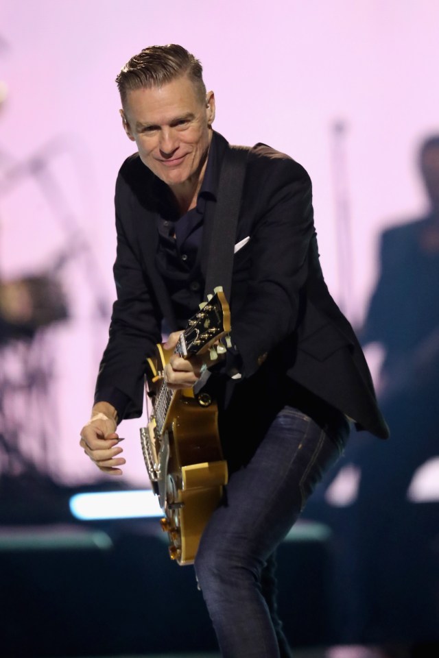 Bryan Adams performing at the Invictus Games closing ceremony.