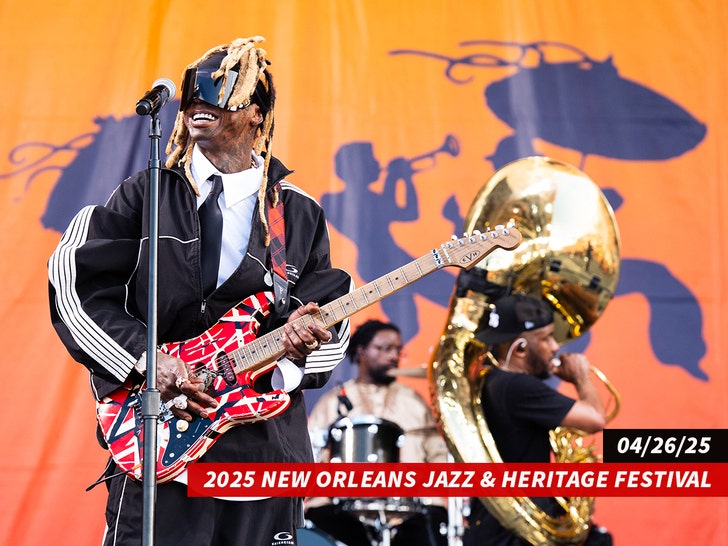 lil wayne roots 2025 New Orleans Jazz & Heritage Festival getty