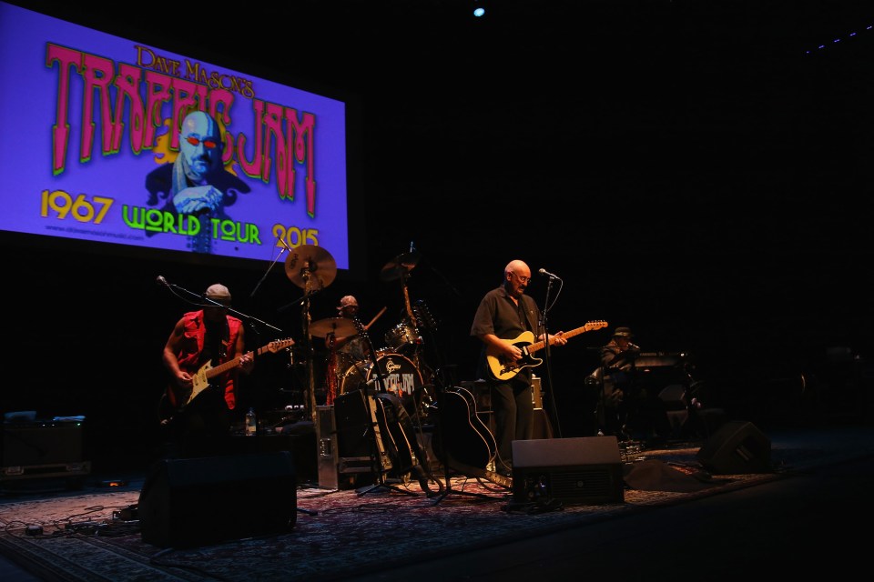 Dave Mason's Traffic Jam performing on stage.