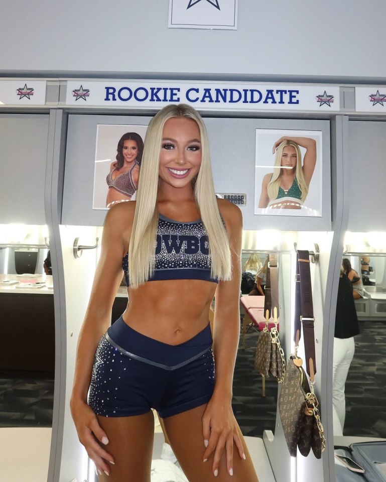 Ava Lahey, Rookie Candidate for the Dallas Cowboys Cheerleaders.