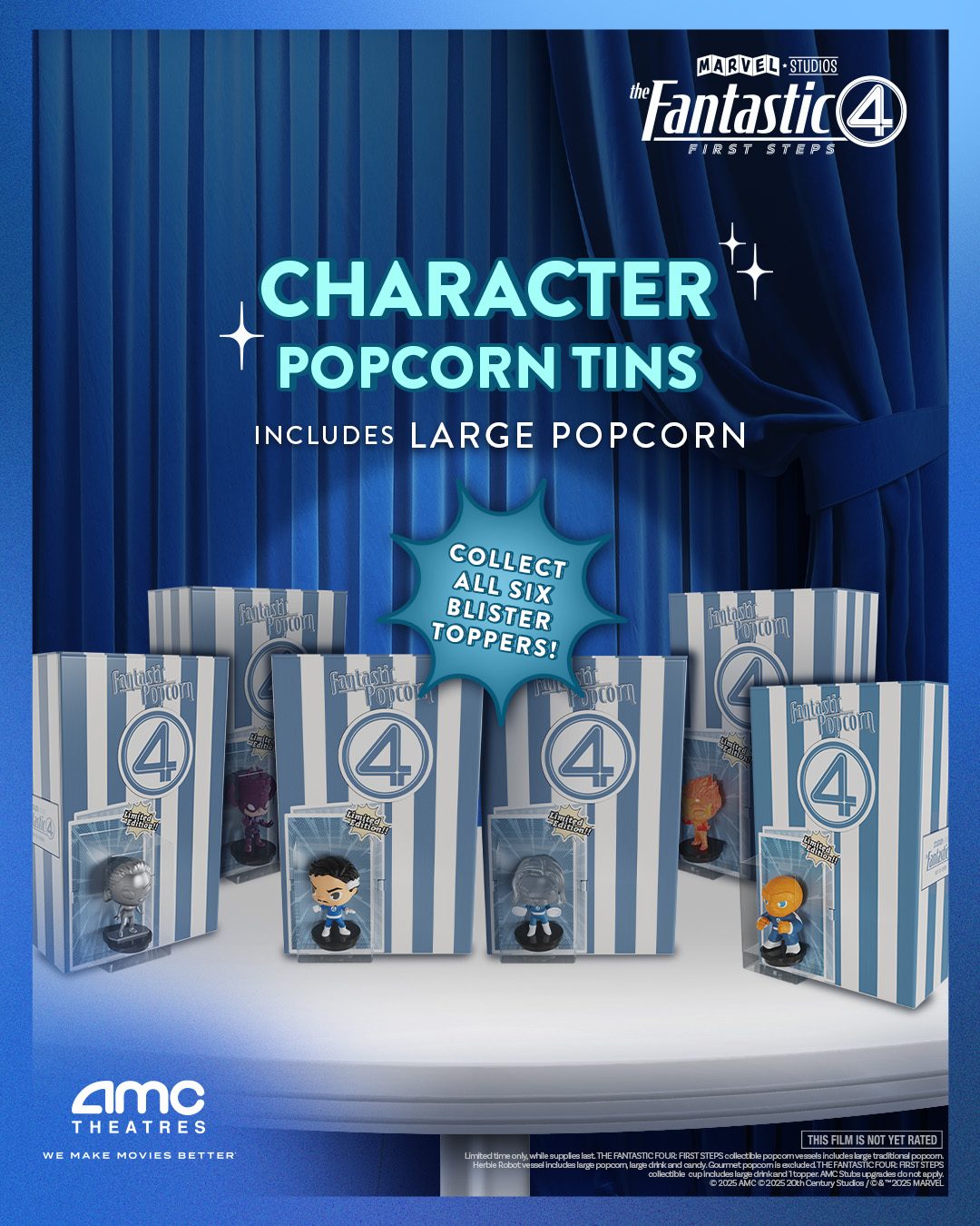 THE FANTASTIC FOUR: FIRST STEPS Popcorn Buckets Showcase Galactus’ Head and H.E.R.B.I.E the Robot_1