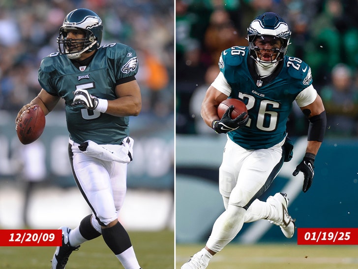 Saquon Barkley donovan mcnabb getty