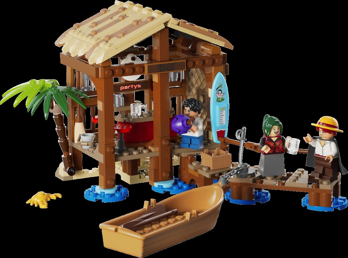 LEGO One Piece Windmill Village 3 luffy, shanks minifigures