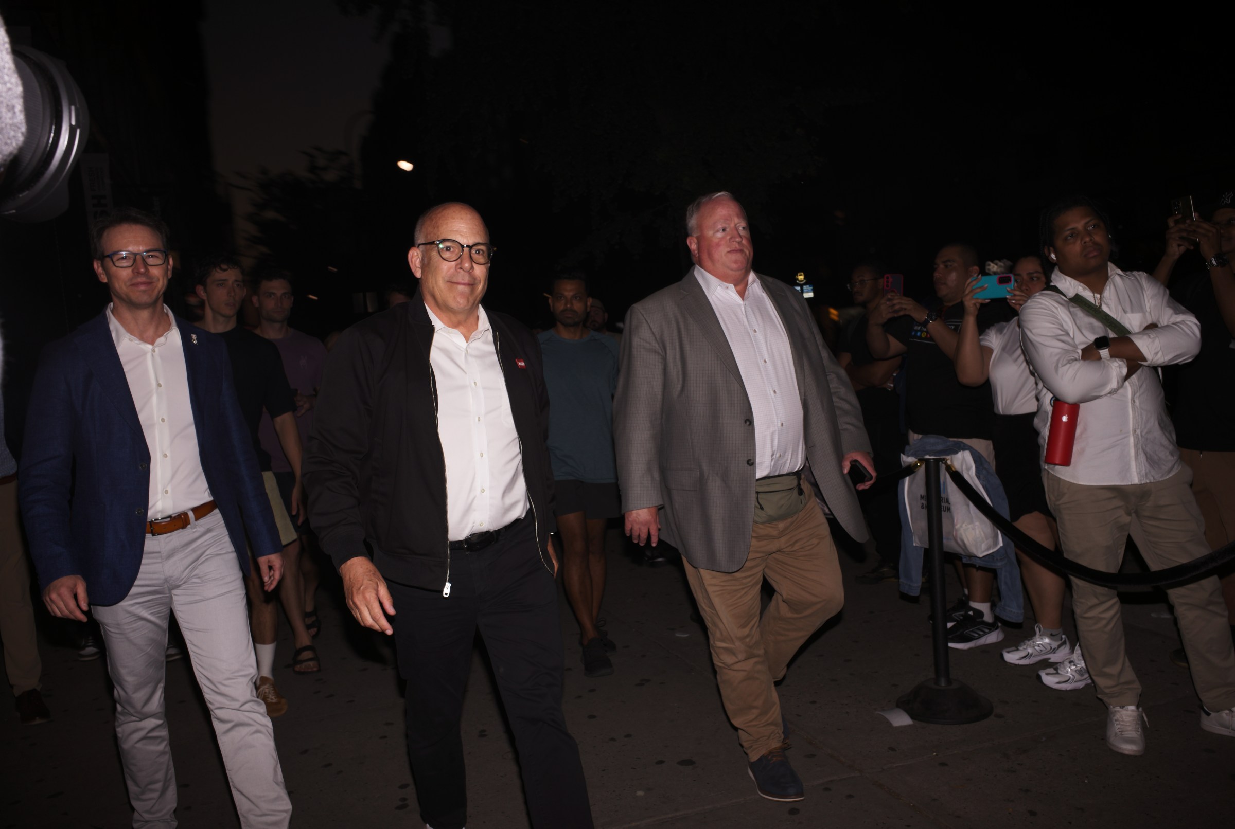 Doug Bowser (second from left) makes a surprise entrance.