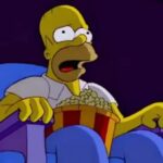 homer simpson angry at the movies