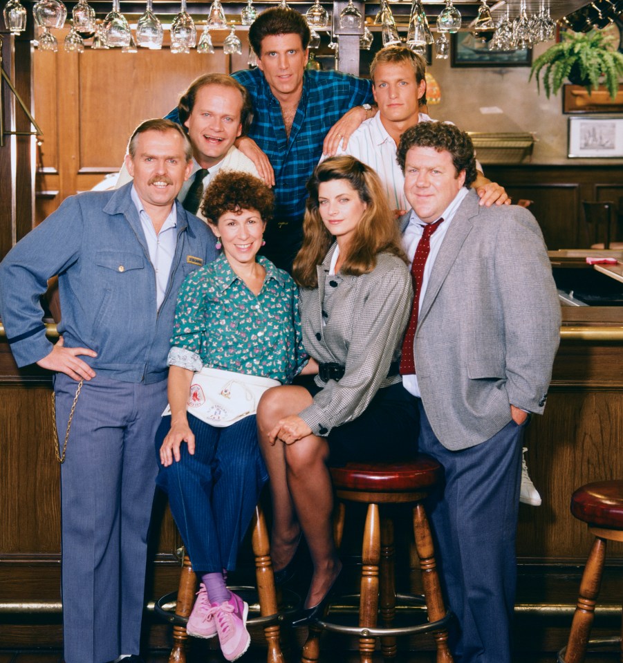 The cast of Cheers.