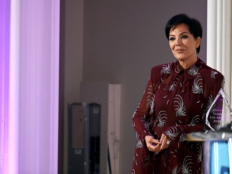 Kris Jenner at the Daily Front Row Fashion Los Angeles Awards.