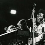 BOSTON - AUGUST 26: Wilson Pickett and Sly and the Family Stone were the two star attractions at Harvard Stadium to help Miss Elma Lewis fund raise for her National Center for Afro-American Artists. Sly led one one of the group's favorite hits, "Dance to the Music."