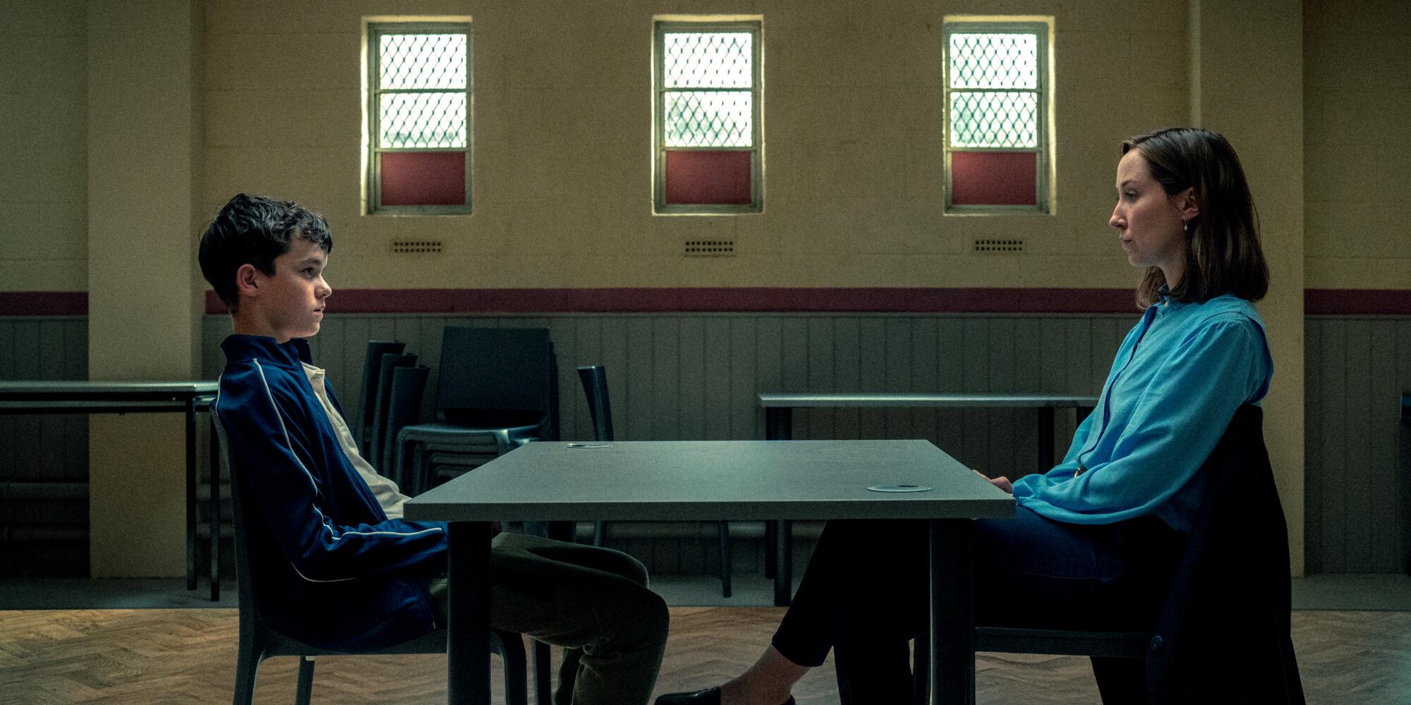 Cooper with Erin Doherty in "Adolescence."