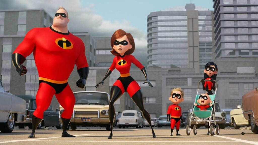 The Incredibles face an enemy in Incredibles 2.