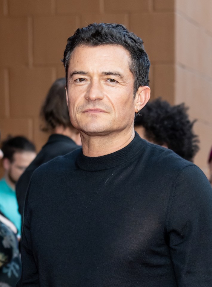 Orlando Bloom arriving at the Deep Cover premiere.