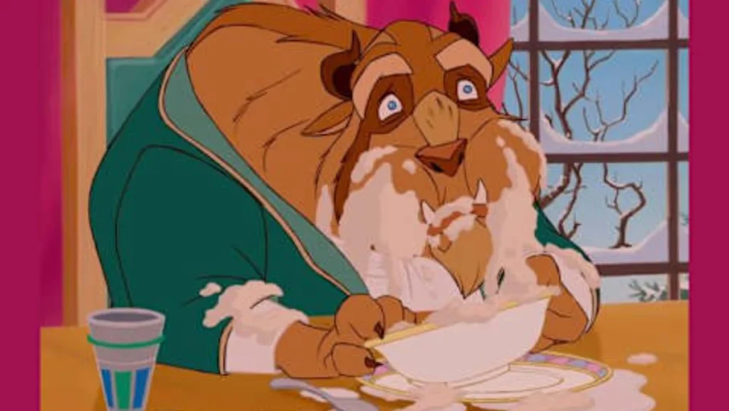 the beast eating up food like disney eats up companies for Disney owns Hulu article
