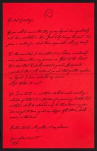 the phantom of the opera letter from masquerade immersive theater performance