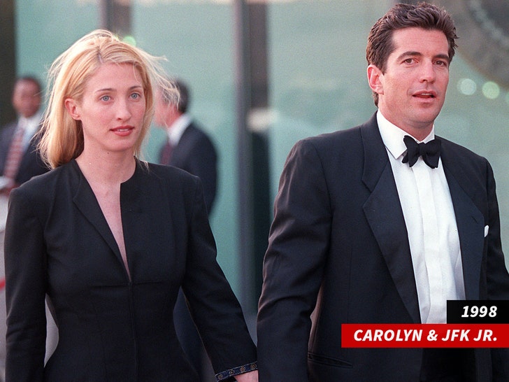 JFK Jr. and Carolyn getty